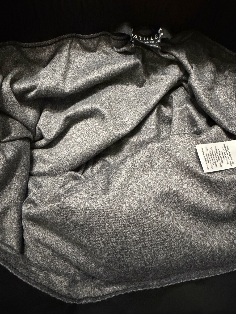 Athleta Black Lined Jogger Pants Size 6, Activewear Women Athleisure Training - Picture 10 of 11